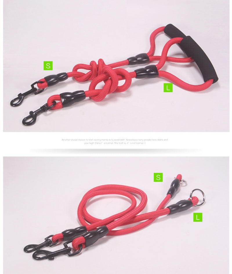 Nylon Double Leashes