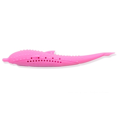 Soft Silicone Mint Fish Cat Toy