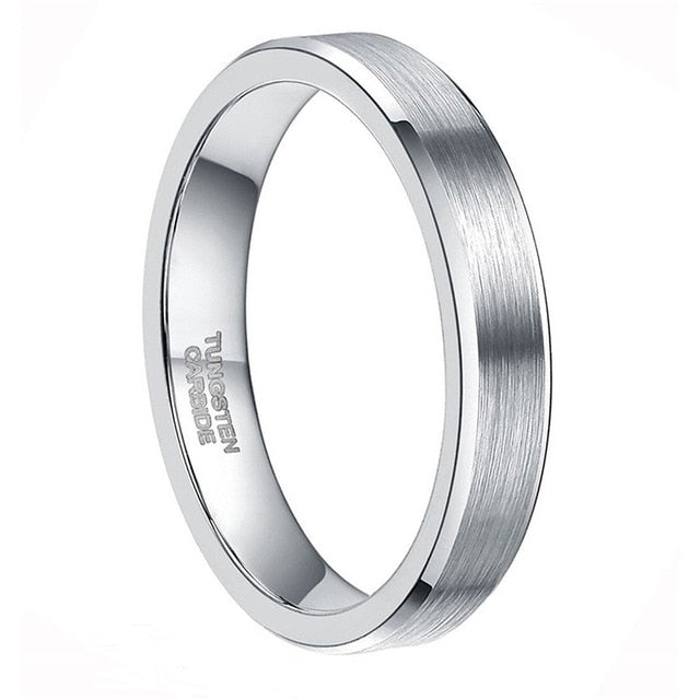 Black Tungsten Carbide Ring Men